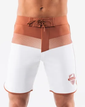 Titan Boardshort - White Rust Alphalete Athletics