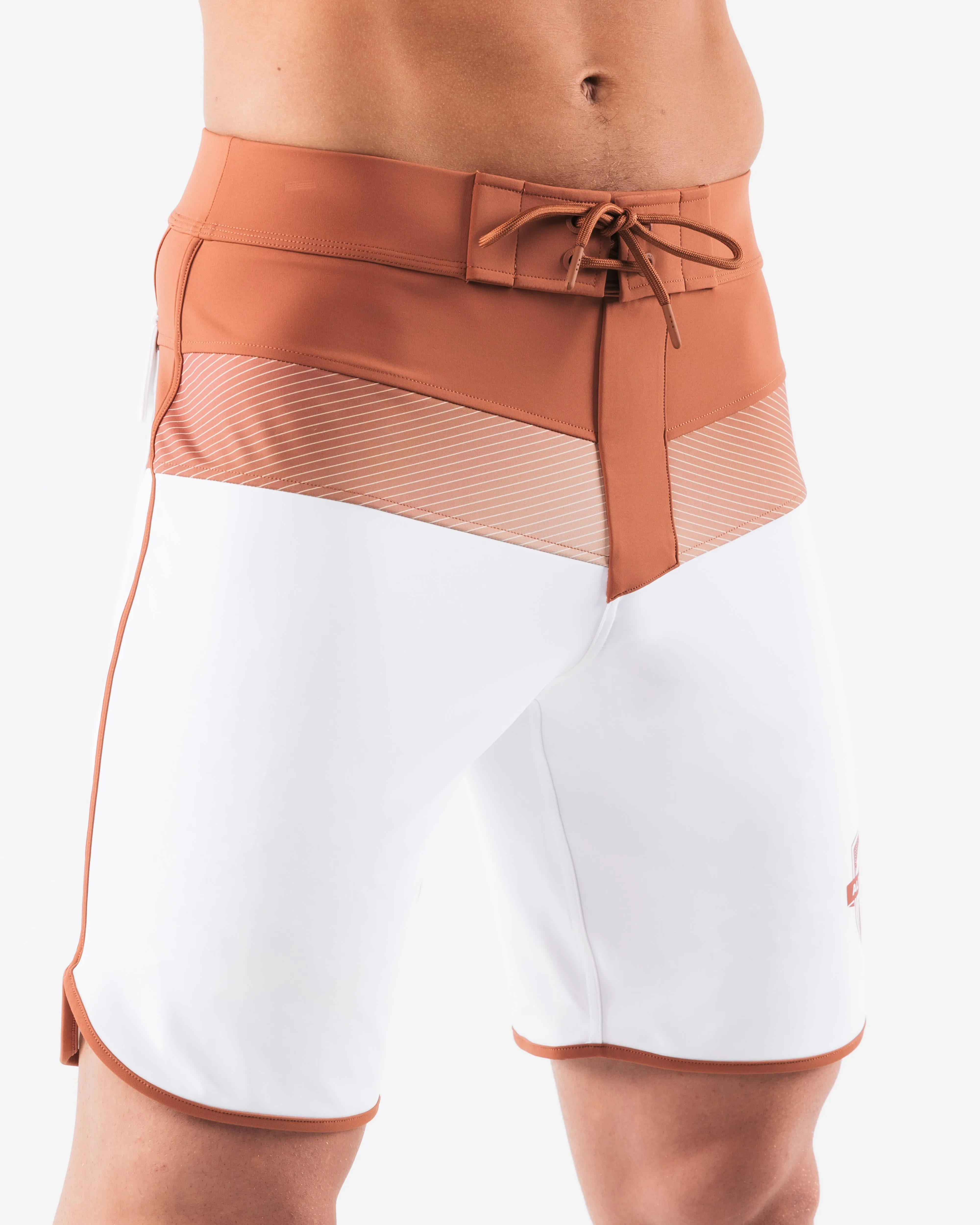 Titan Boardshort - White Rust Alphalete Athletics