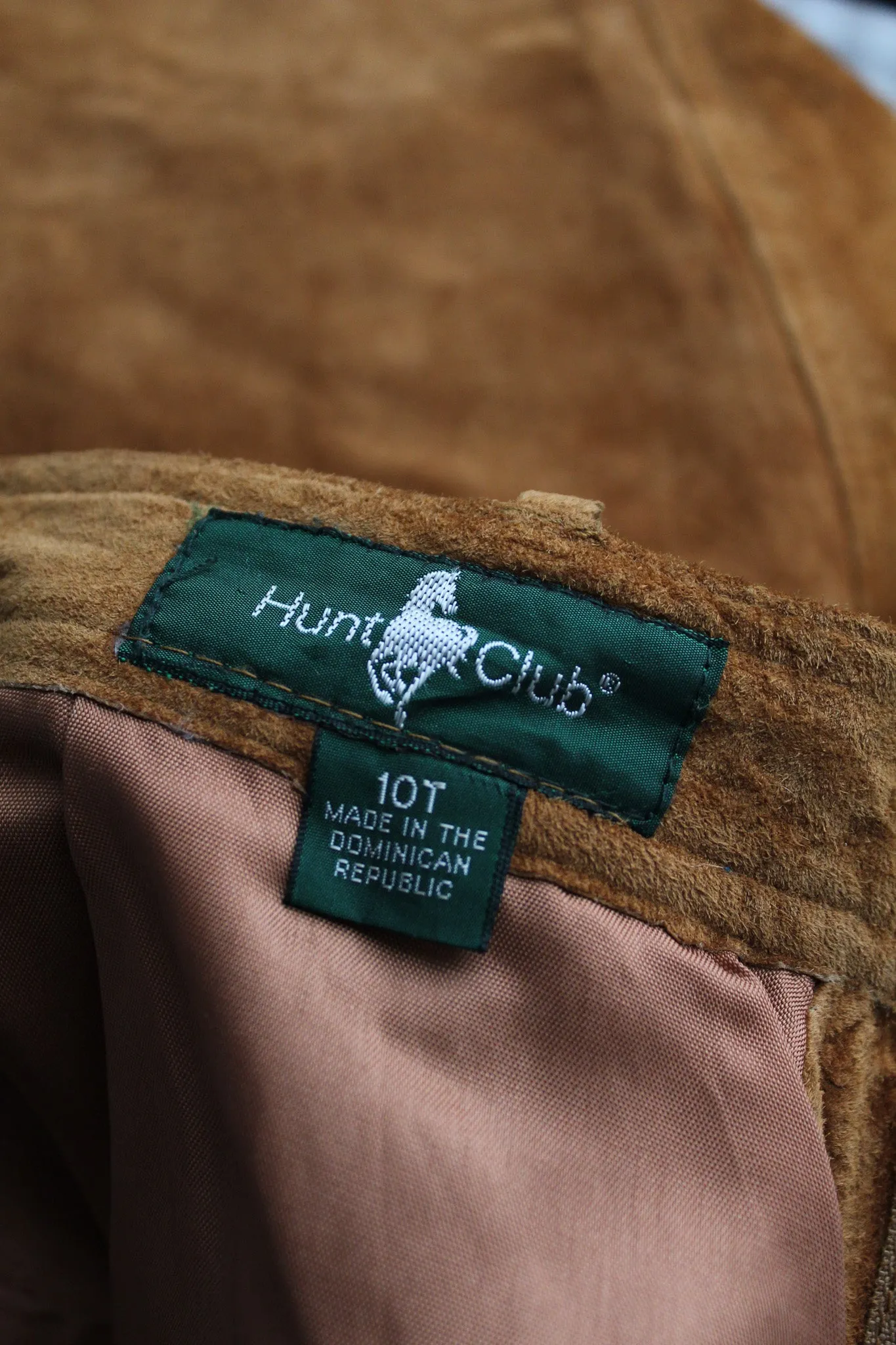 tobacco suede trousers 1919 Vintage