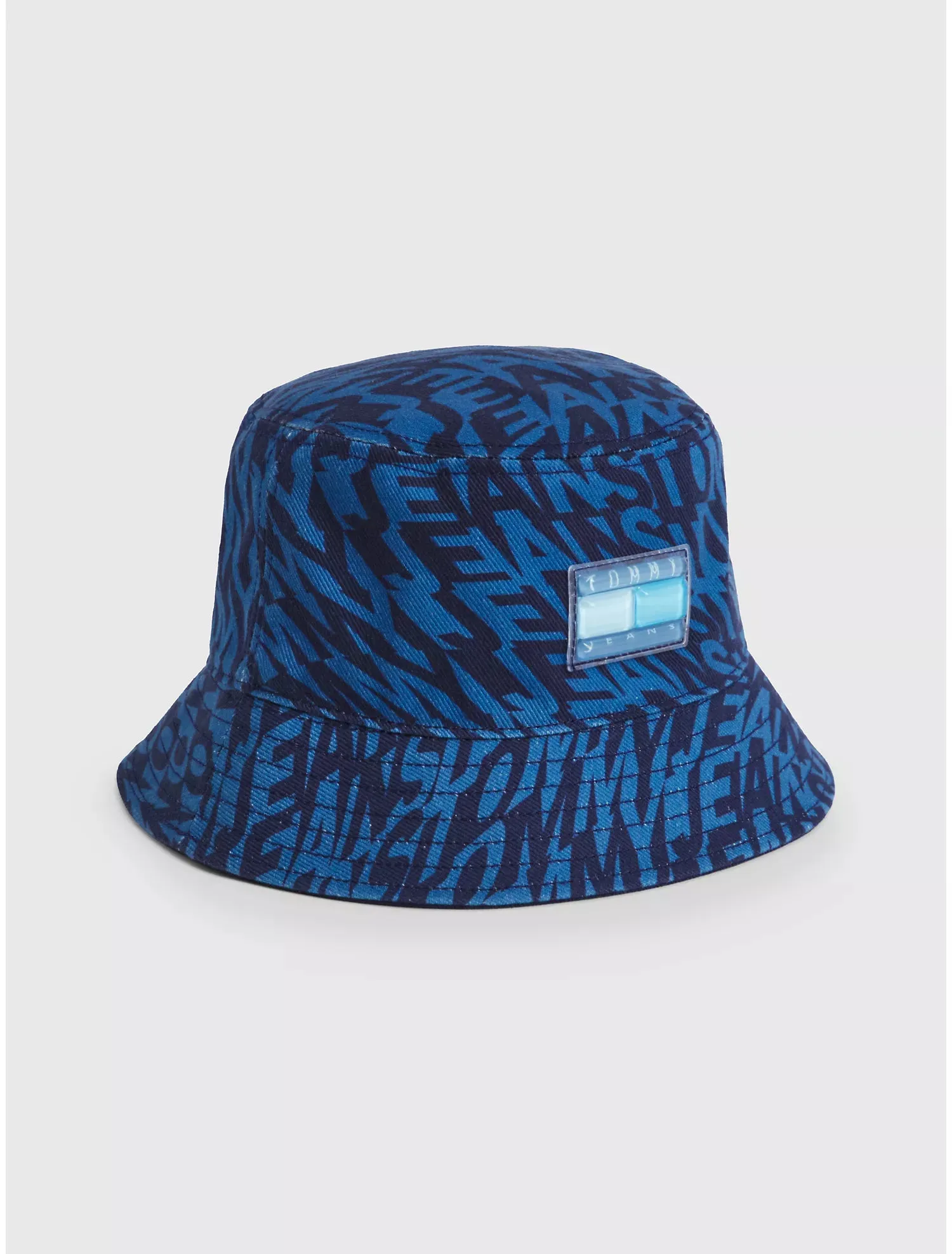 Tommy Hilfiger Tj Contrast Block Logo Bucket Hat - Unisex