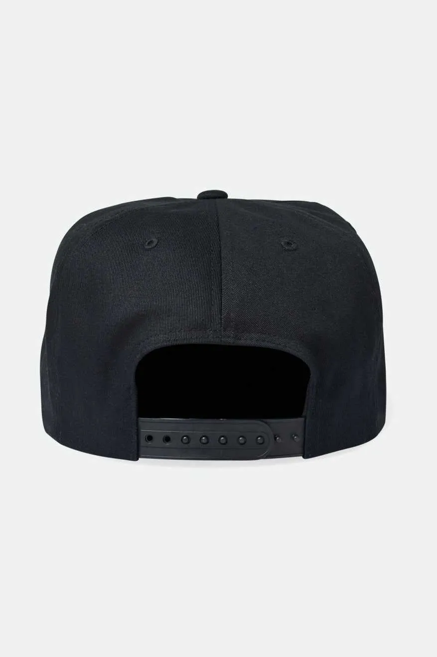 Township Netplus Snapback - Black Brixton