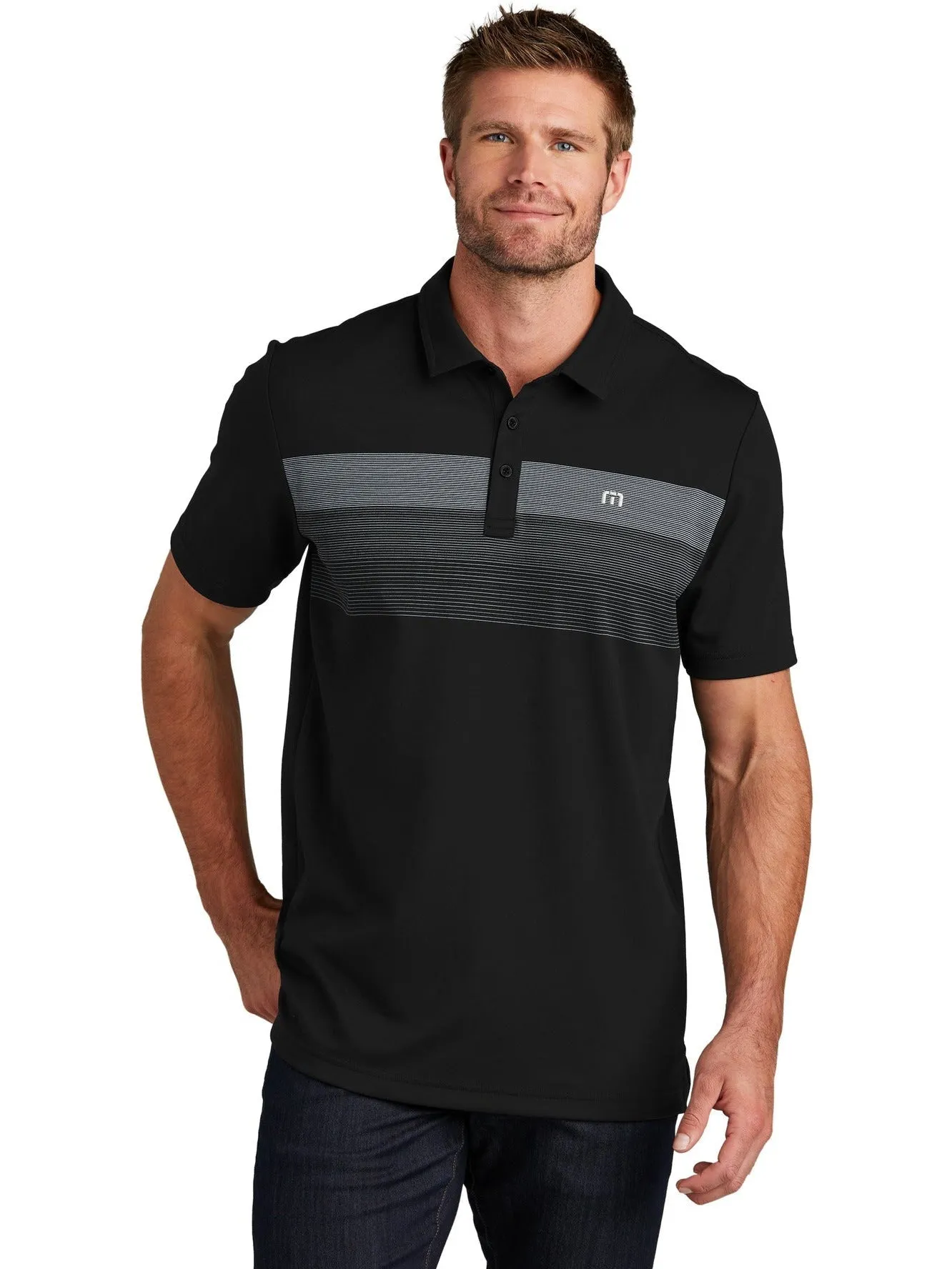 TravisMathew Coastal Chest Stripe Polo
