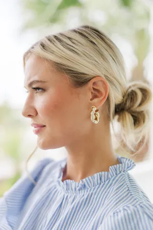 Treasure Jewels: Good Intentions Gold Twisted Hoops