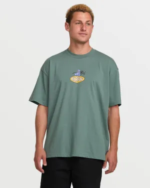 Tropical Reaper OG Tee - Dark Slate Billabong