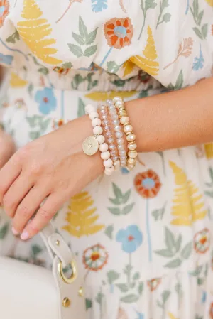 Turn It Around Natural Beaded Bracelet Set