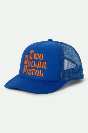Two Dollar Pistol Netplus Trucker Hat - Electric Blue/Electric Blue Brixton