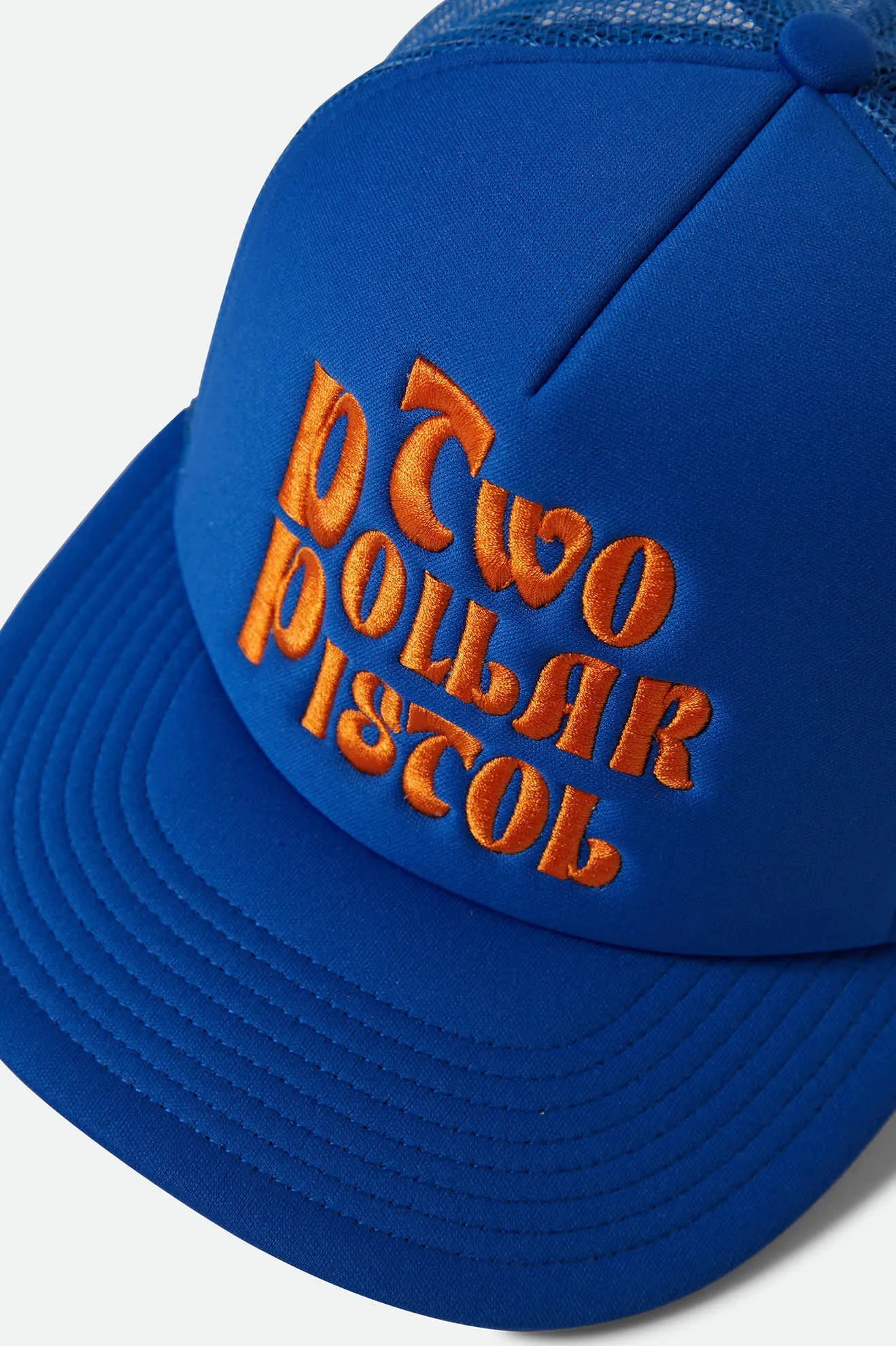 Two Dollar Pistol Netplus Trucker Hat - Electric Blue/Electric Blue Brixton