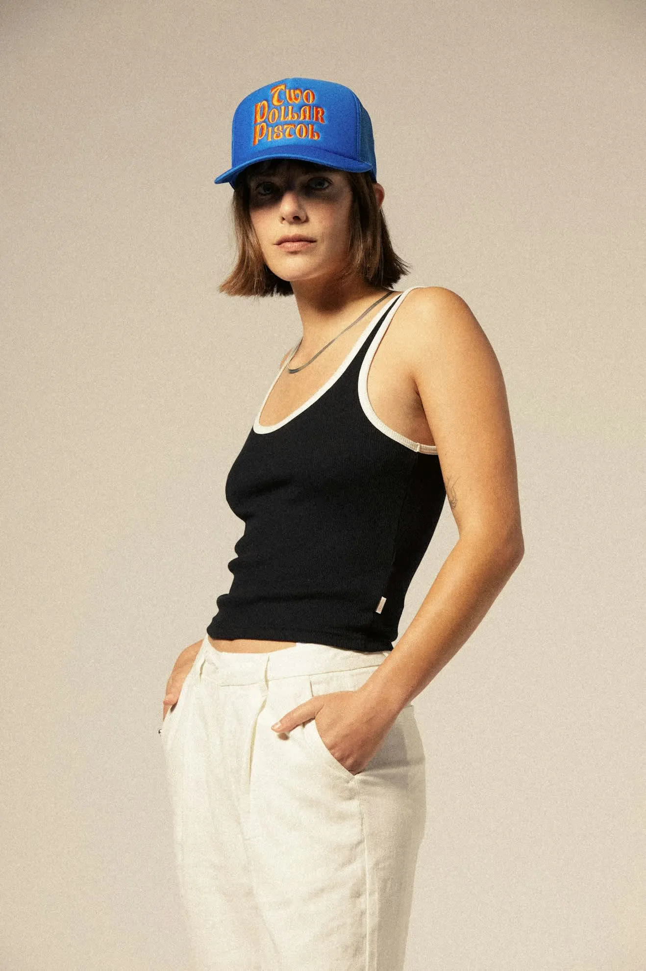 Two Dollar Pistol Netplus Trucker Hat - Electric Blue/Electric Blue Brixton