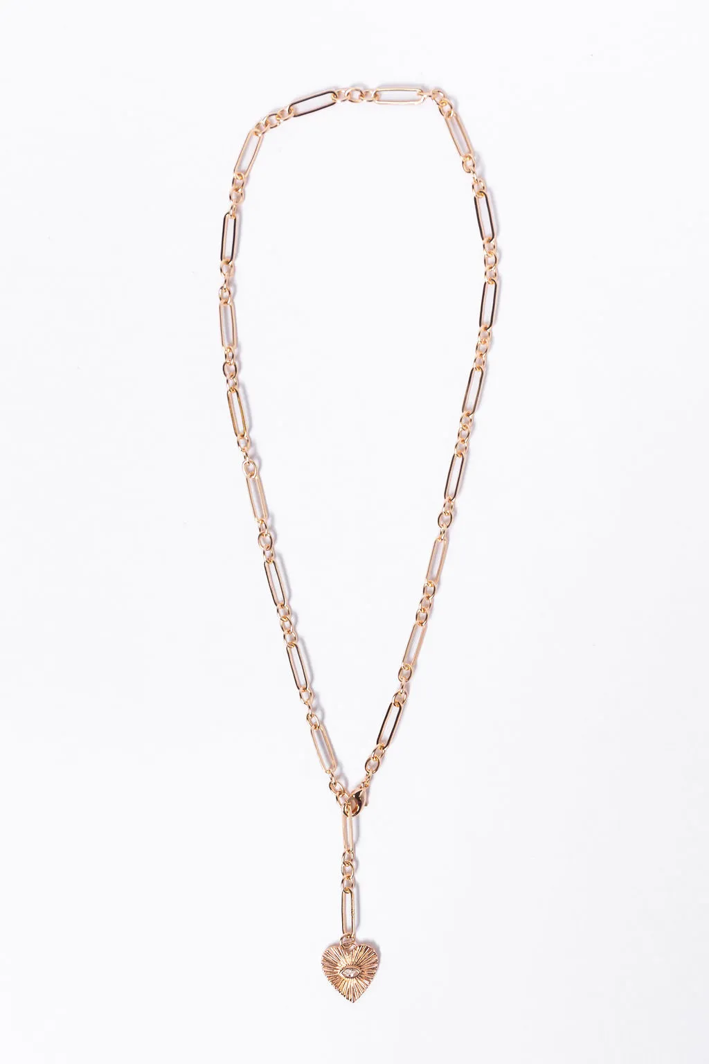 Two Layer Necklace with Big Heart SALE