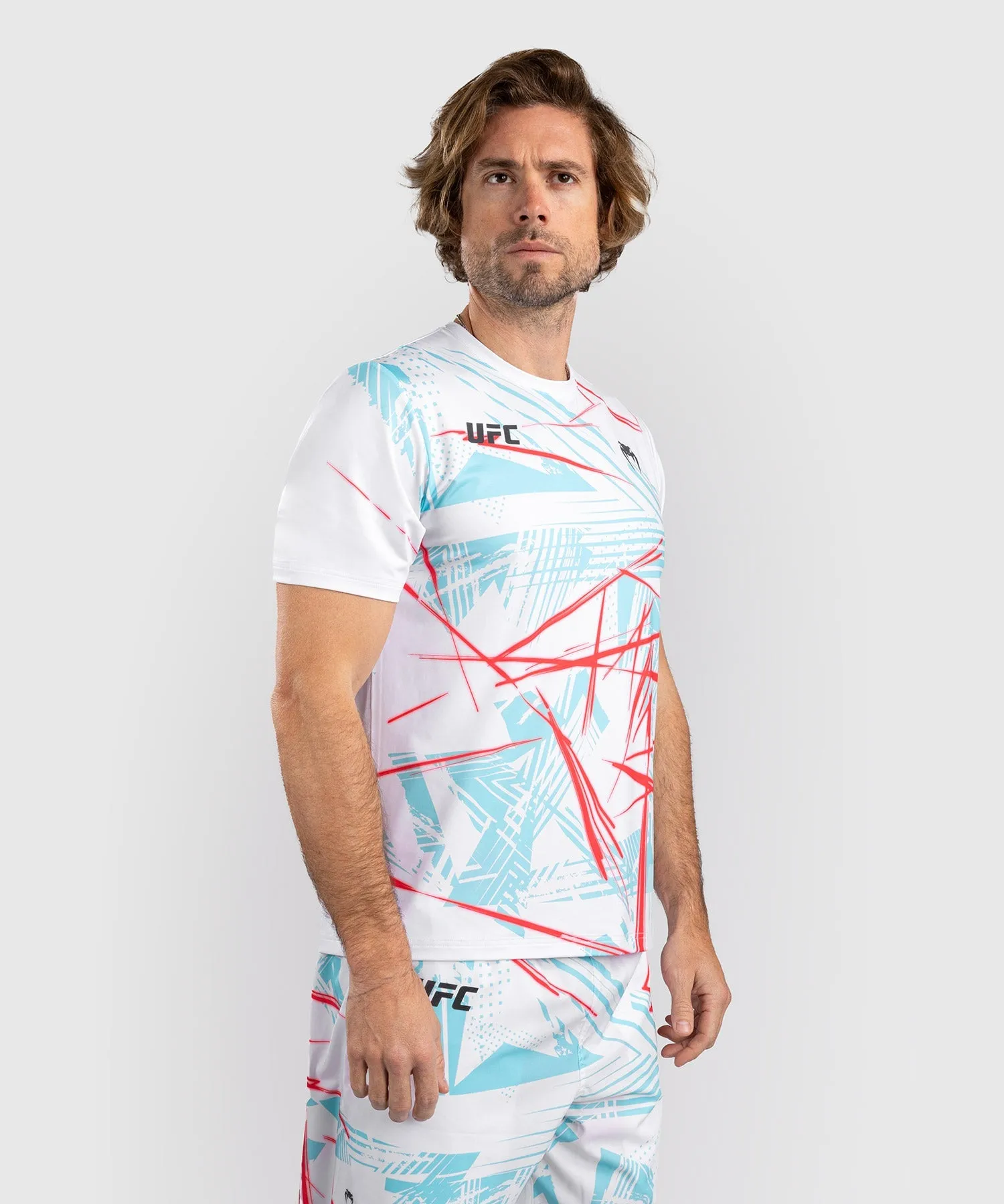 UFC Fusion By Venum Miami Edition Fight Week Men’s Dry-Tech T-Shirt - White