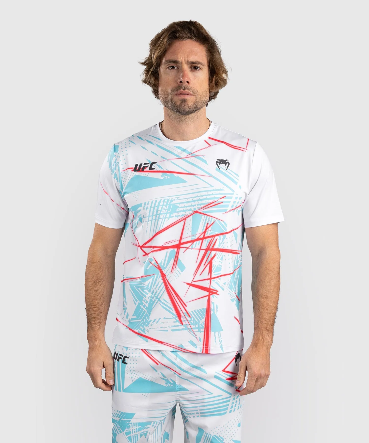 UFC Fusion By Venum Miami Edition Fight Week Men’s Dry-Tech T-Shirt - White