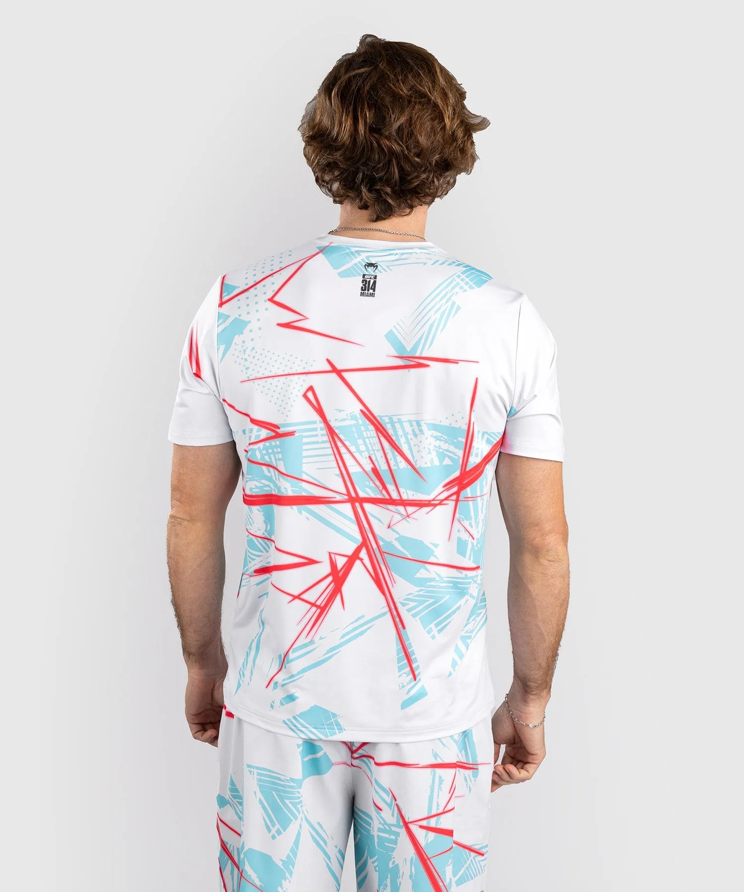 UFC Fusion By Venum Miami Edition Fight Week Men’s Dry-Tech T-Shirt - White
