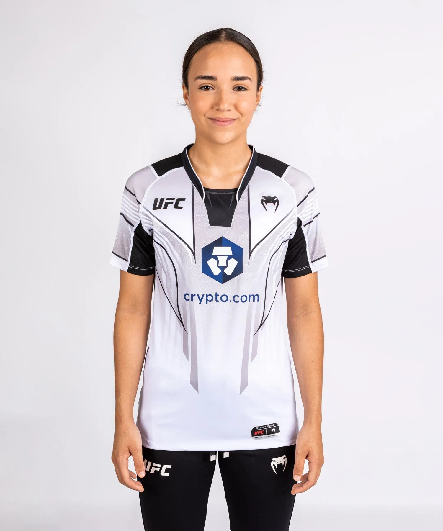 UFC Venum Personalized Authentic Fight Night 2.0 Kit by Venum Women's Walkout Jersey - White