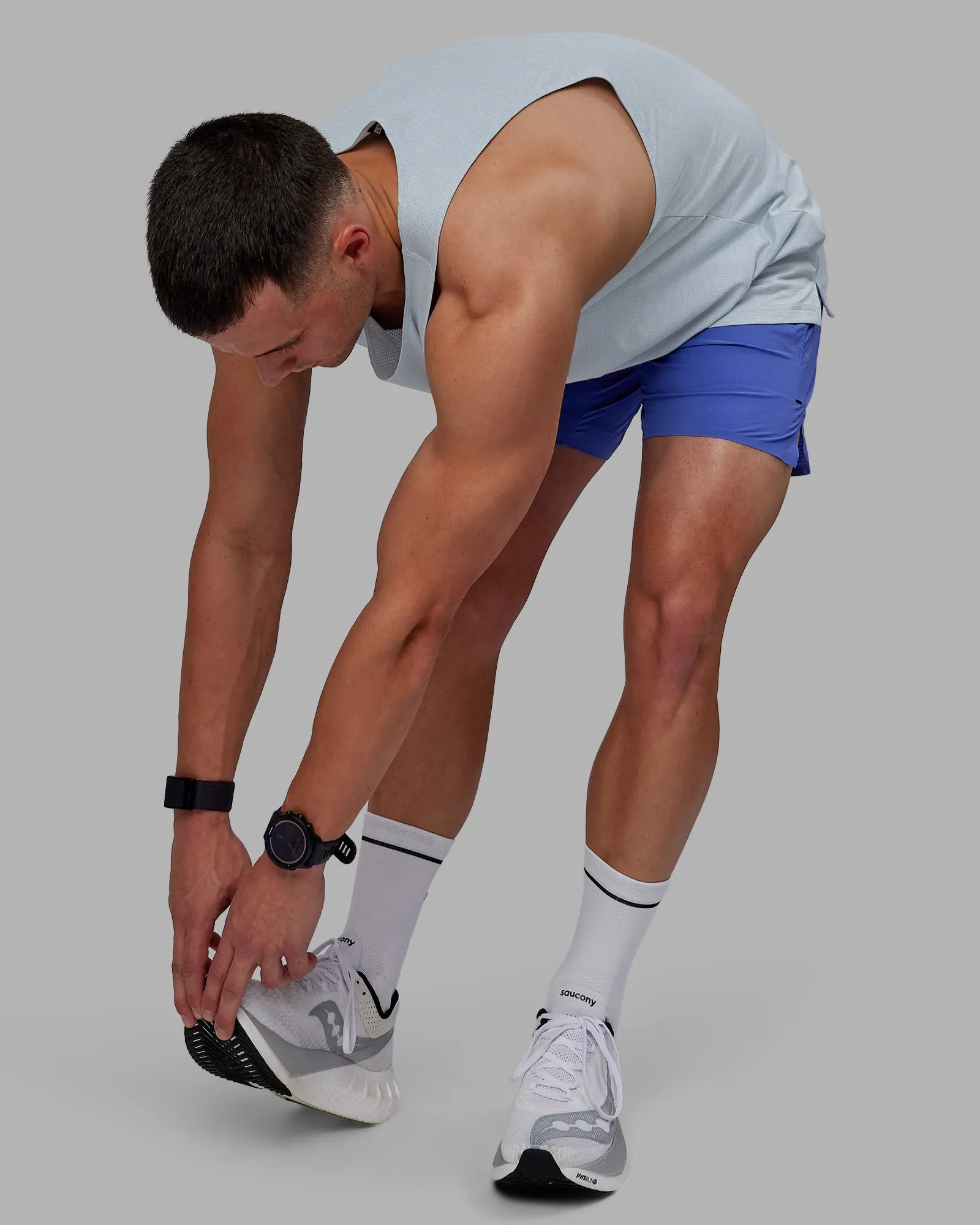 UltraAir 5" Lined Performance Short - Baja Blue-Reflective