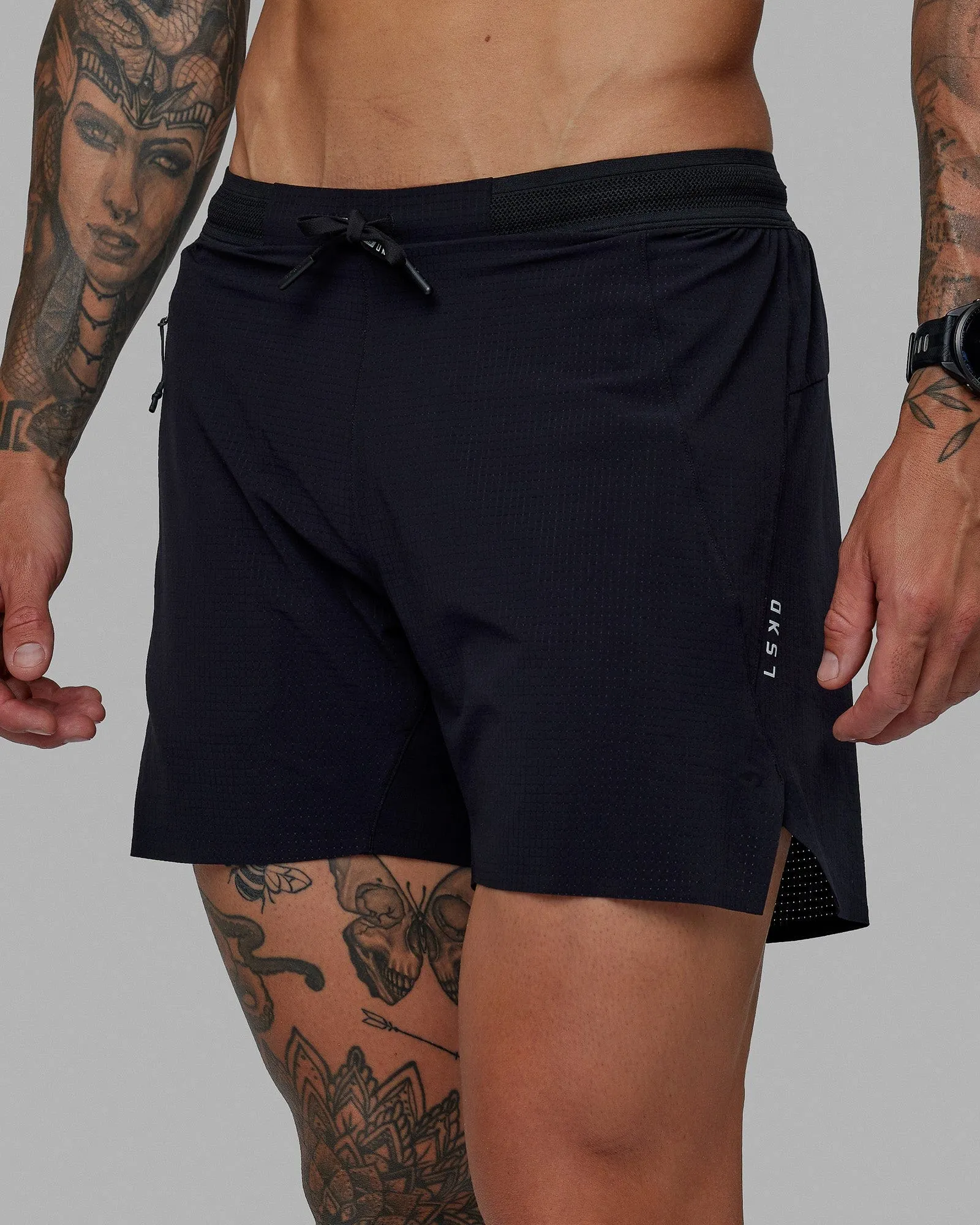 UltraAir 5" Lined Performance Short - Black-Reflective