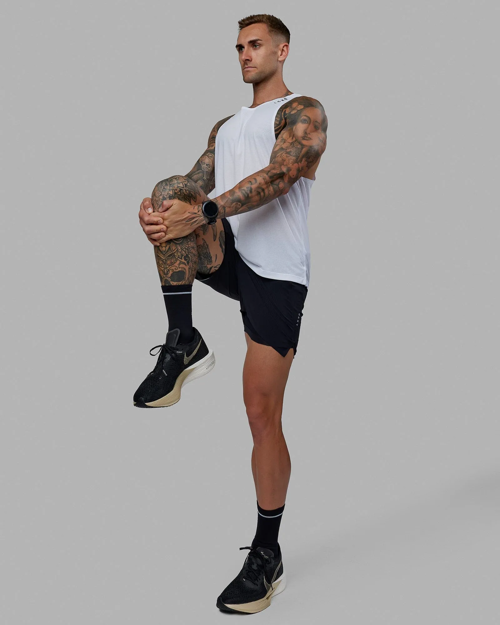 UltraAir 5" Lined Performance Short - Black-Reflective