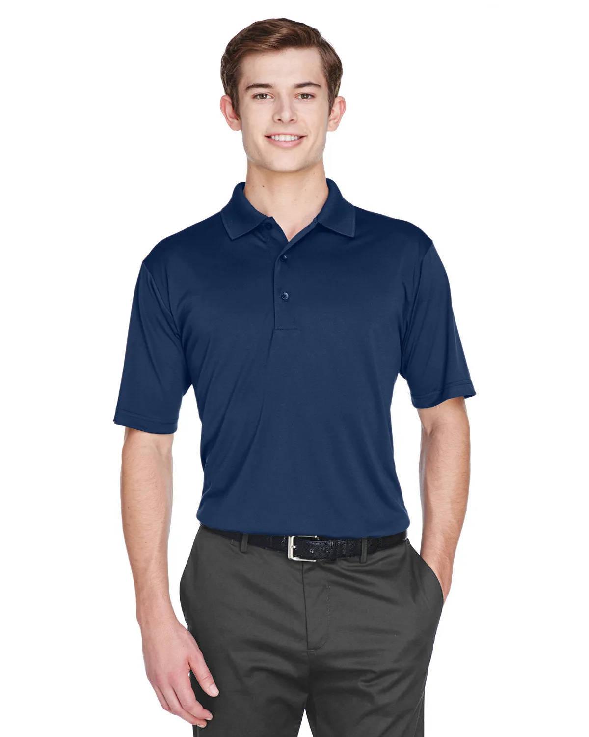 UltraClub Cool & Dry 8-Star Elite Performance Interlock Polo