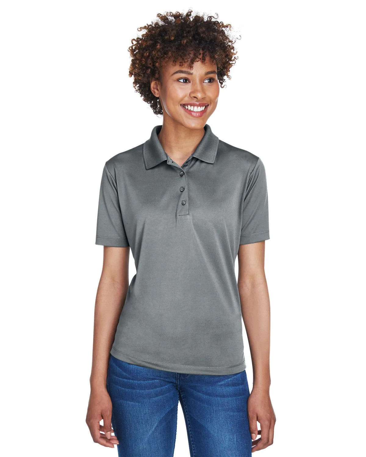 UltraClub Ladies Cool & Dry 8-Star Elite Performance Interlock Polo