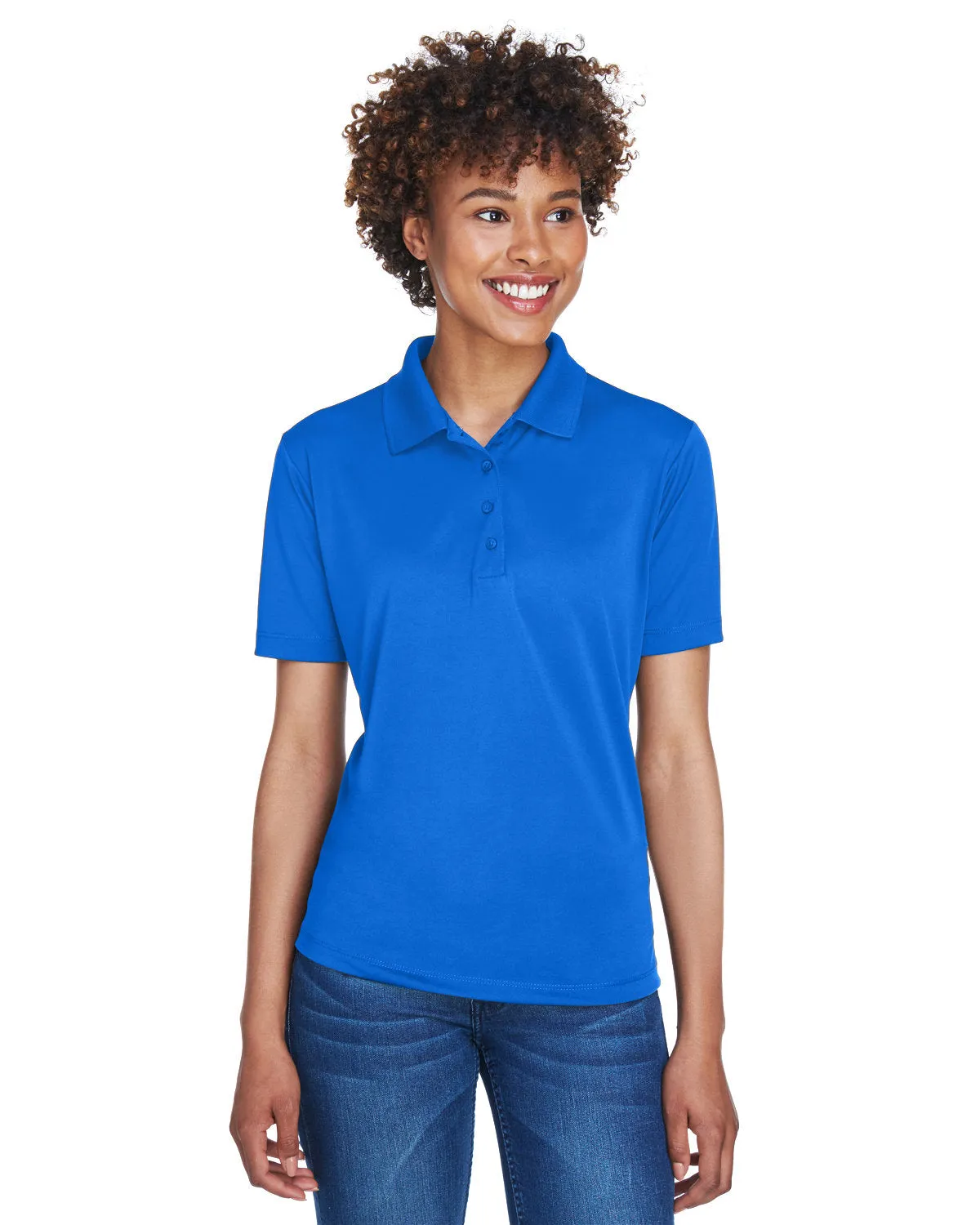 UltraClub Ladies Cool & Dry 8-Star Elite Performance Interlock Polo