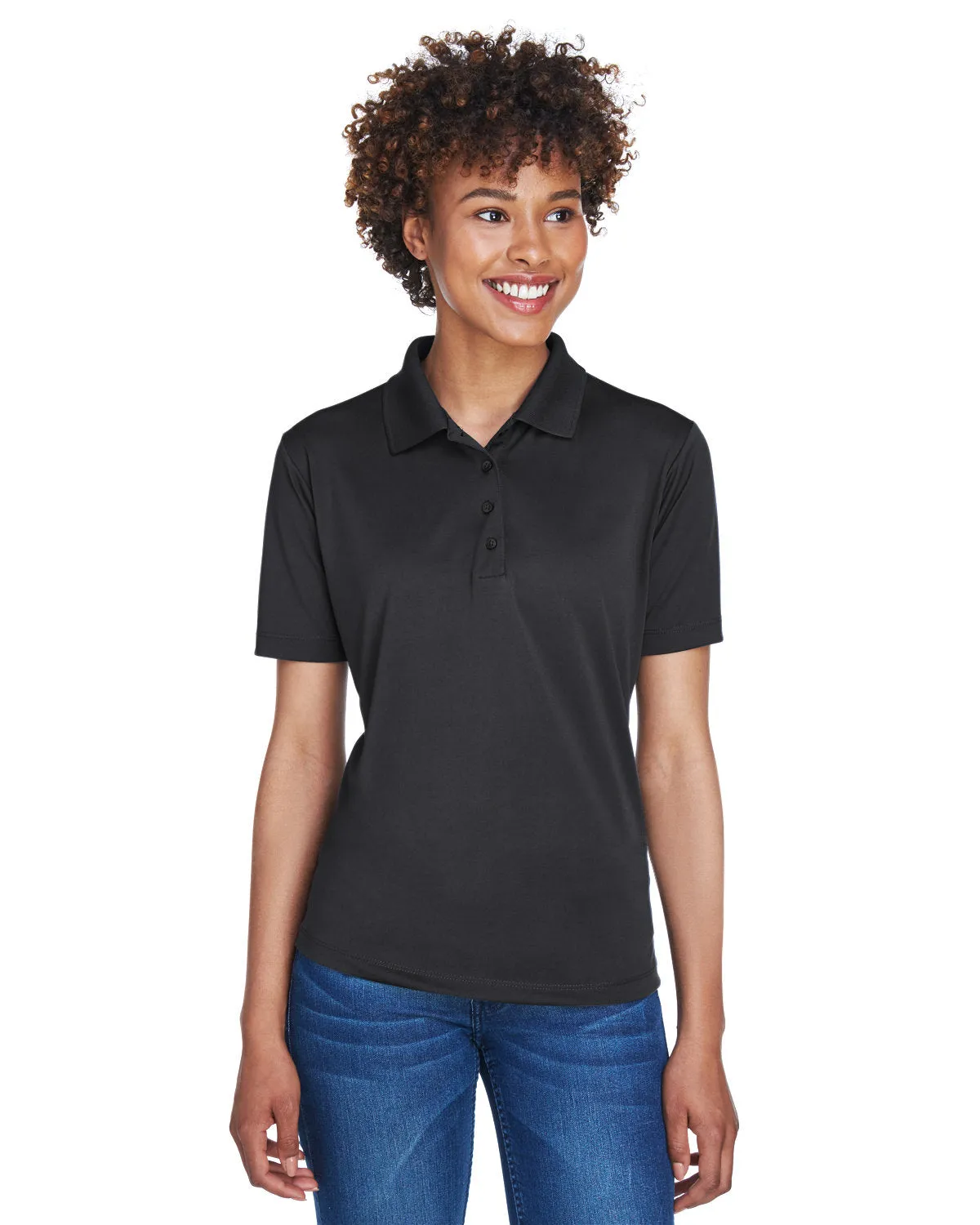 UltraClub Ladies Cool & Dry 8-Star Elite Performance Interlock Polo