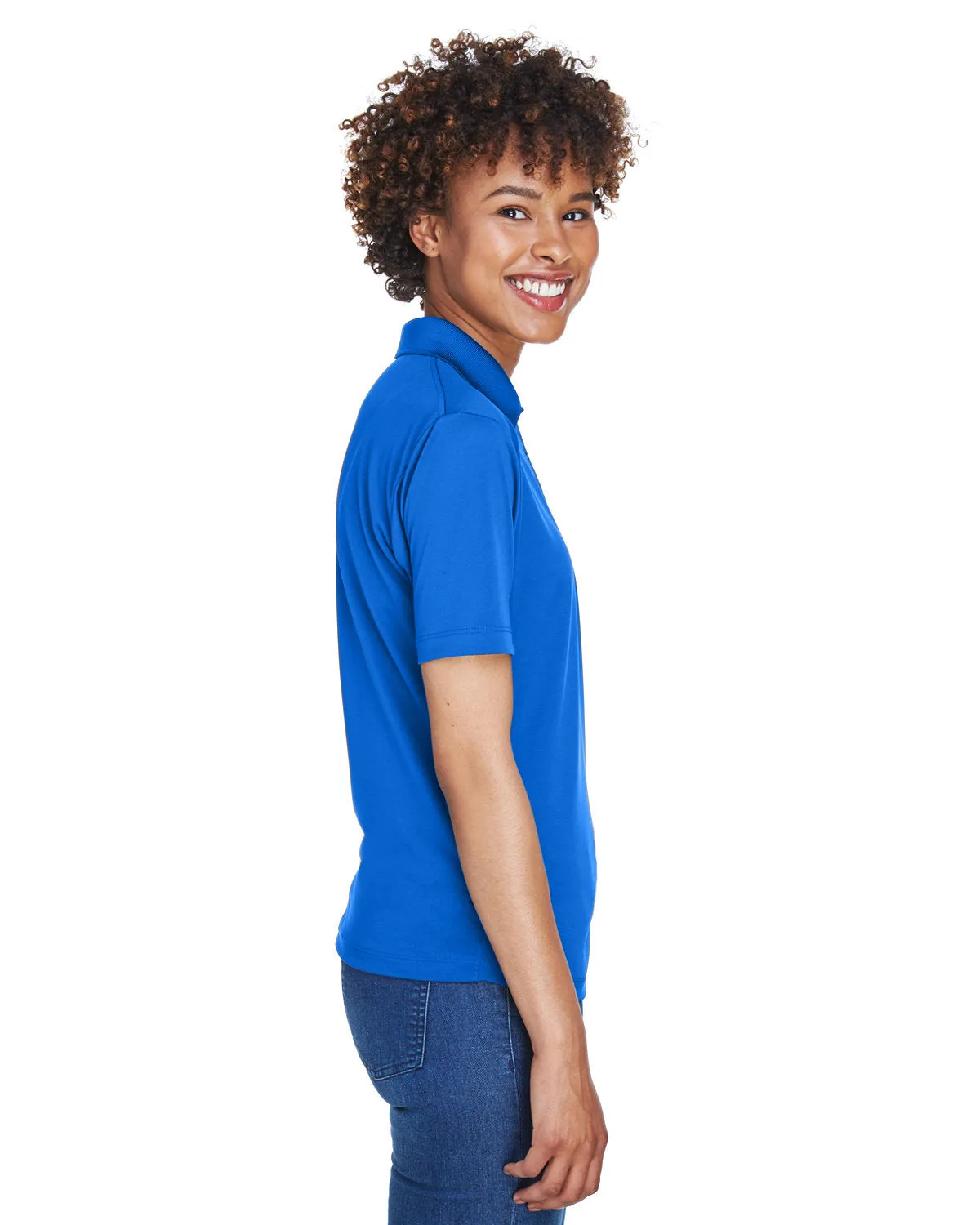UltraClub Ladies Cool & Dry 8-Star Elite Performance Interlock Polo