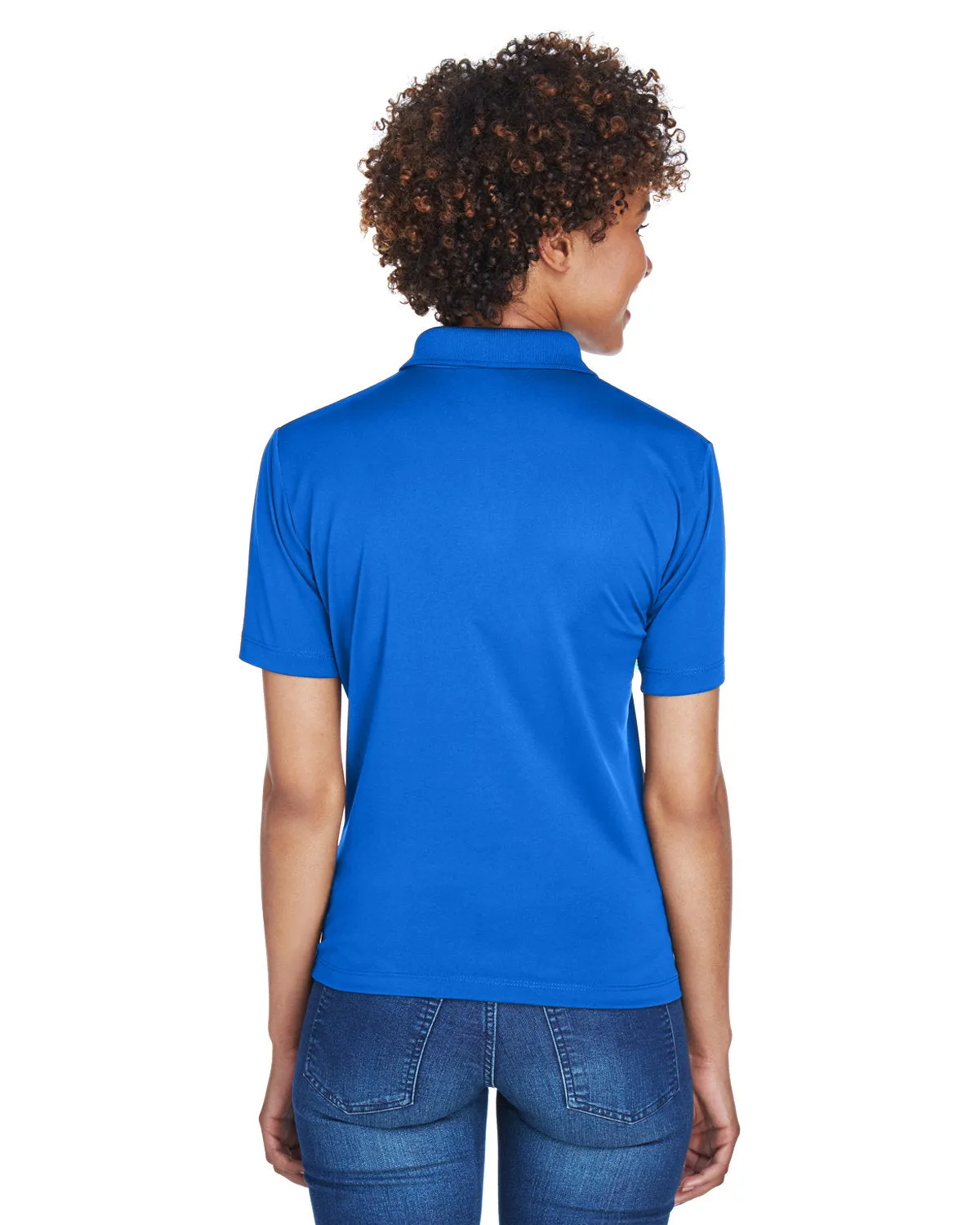 UltraClub Ladies Cool & Dry 8-Star Elite Performance Interlock Polo