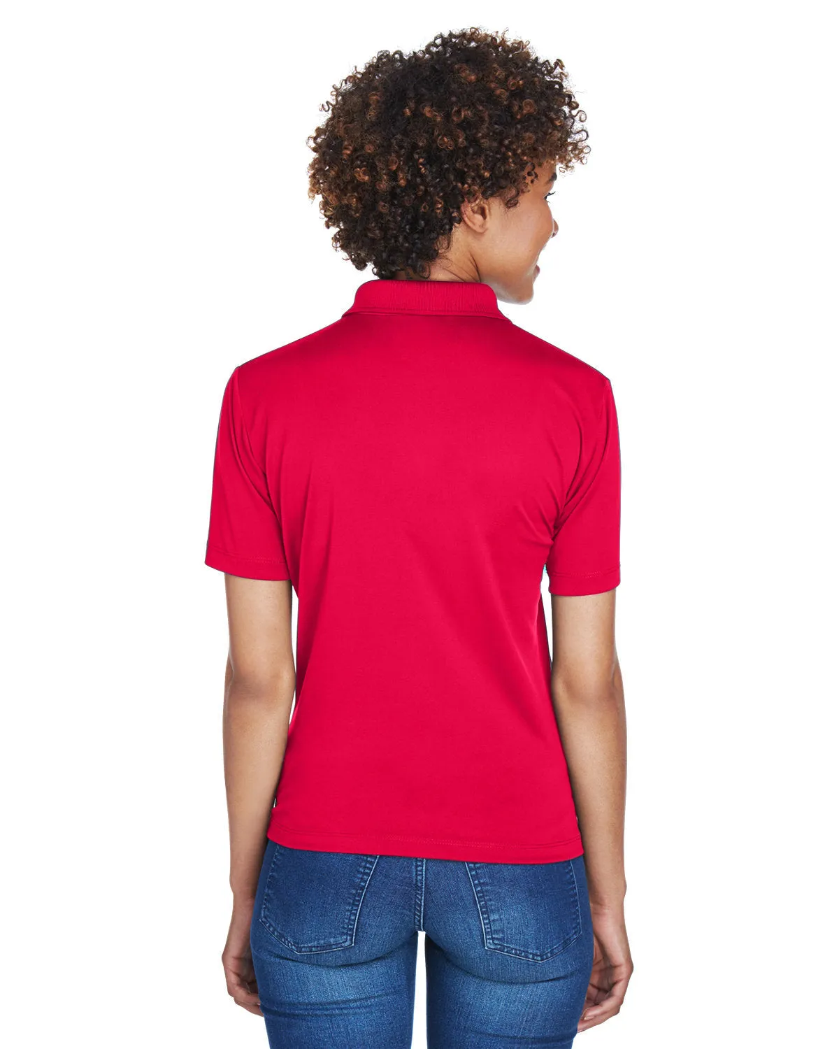 UltraClub Ladies Cool & Dry 8-Star Elite Performance Interlock Polo