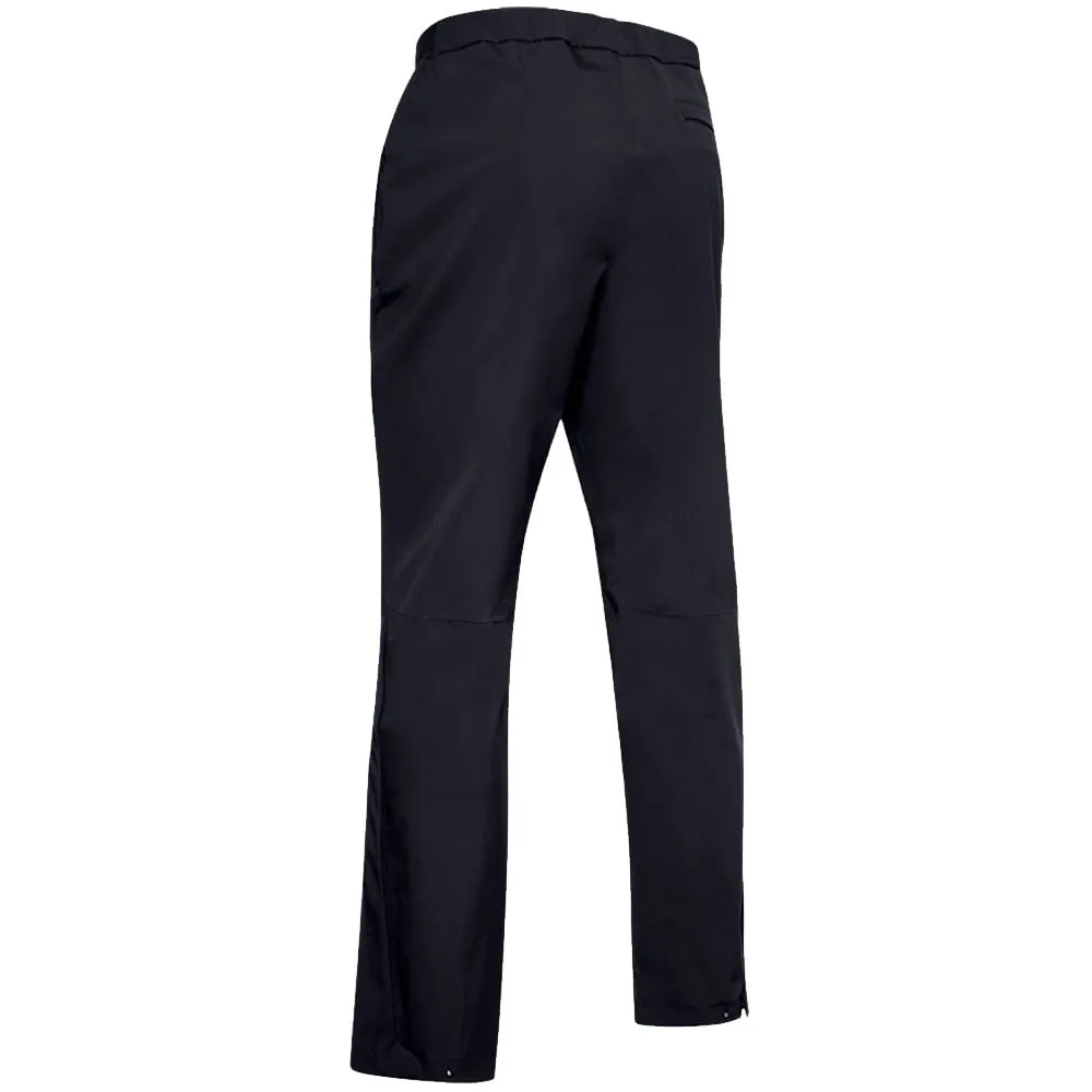 Under Armour Elements Waterproof Rain Trousers - Black