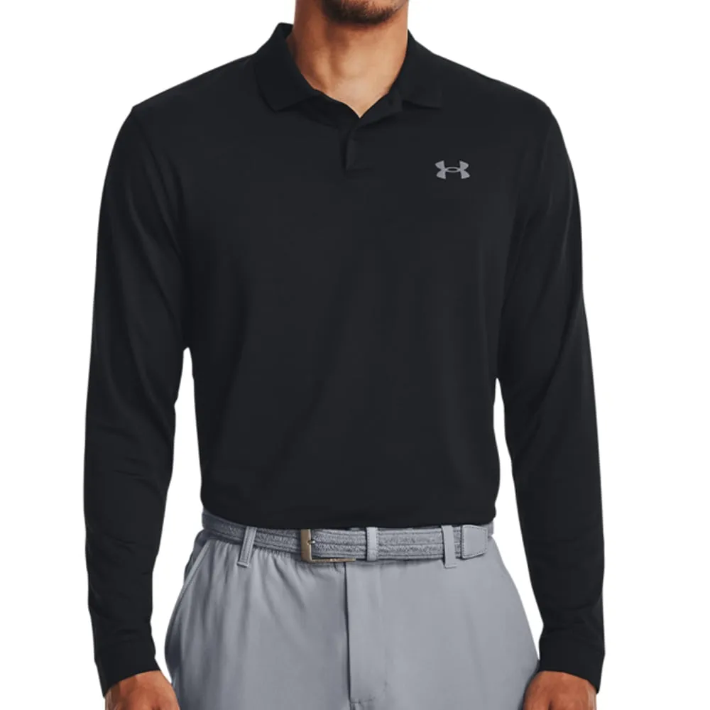 Under Armour Performance 3.0 Long Sleeve Polo Shirt - Black