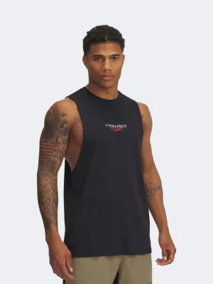 Under Armour Project Rock Men Training Tank Black/White/Red