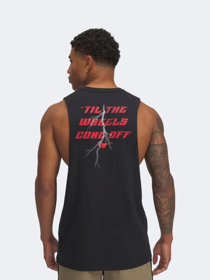 Under Armour Project Rock Men Training Tank Black/White/Red