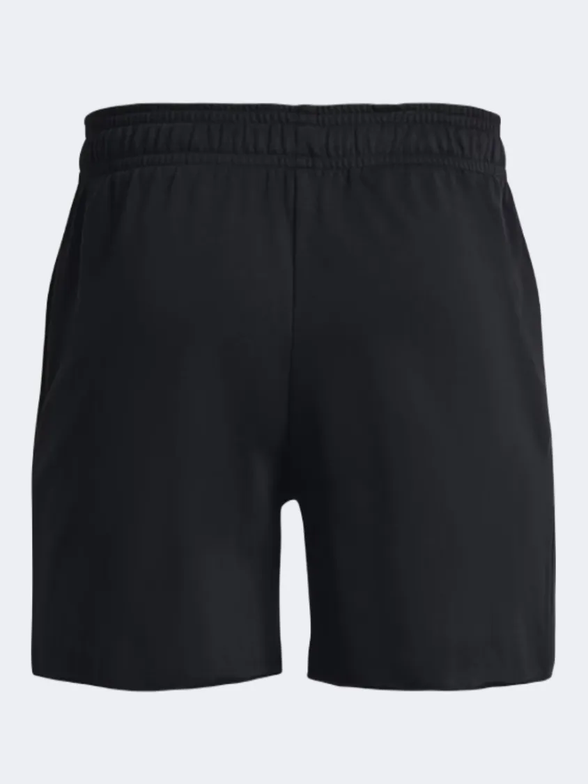 Under Armour Rival Terry 6 Inch Men Lifestyle Short Black/Onyx White