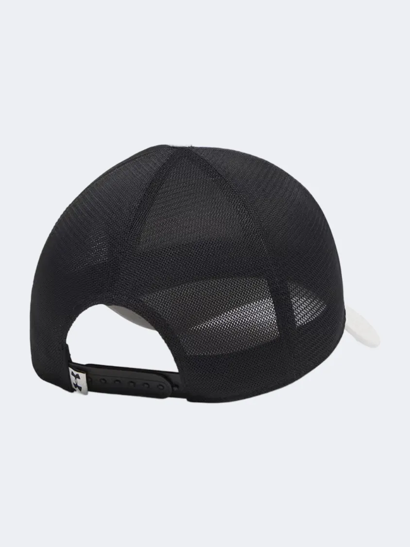 Under Armour Rock Trucker Men Training Cap White Clay/Black