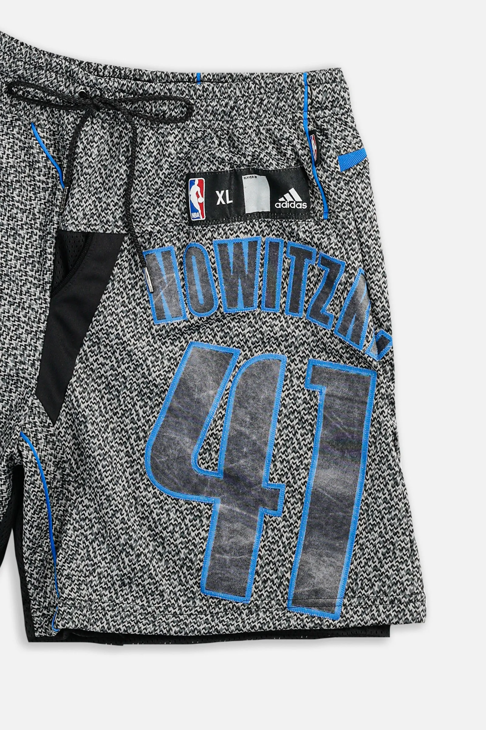 Unisex Rework Dallas Mavericks NBA Jersey Shorts - L Frankie