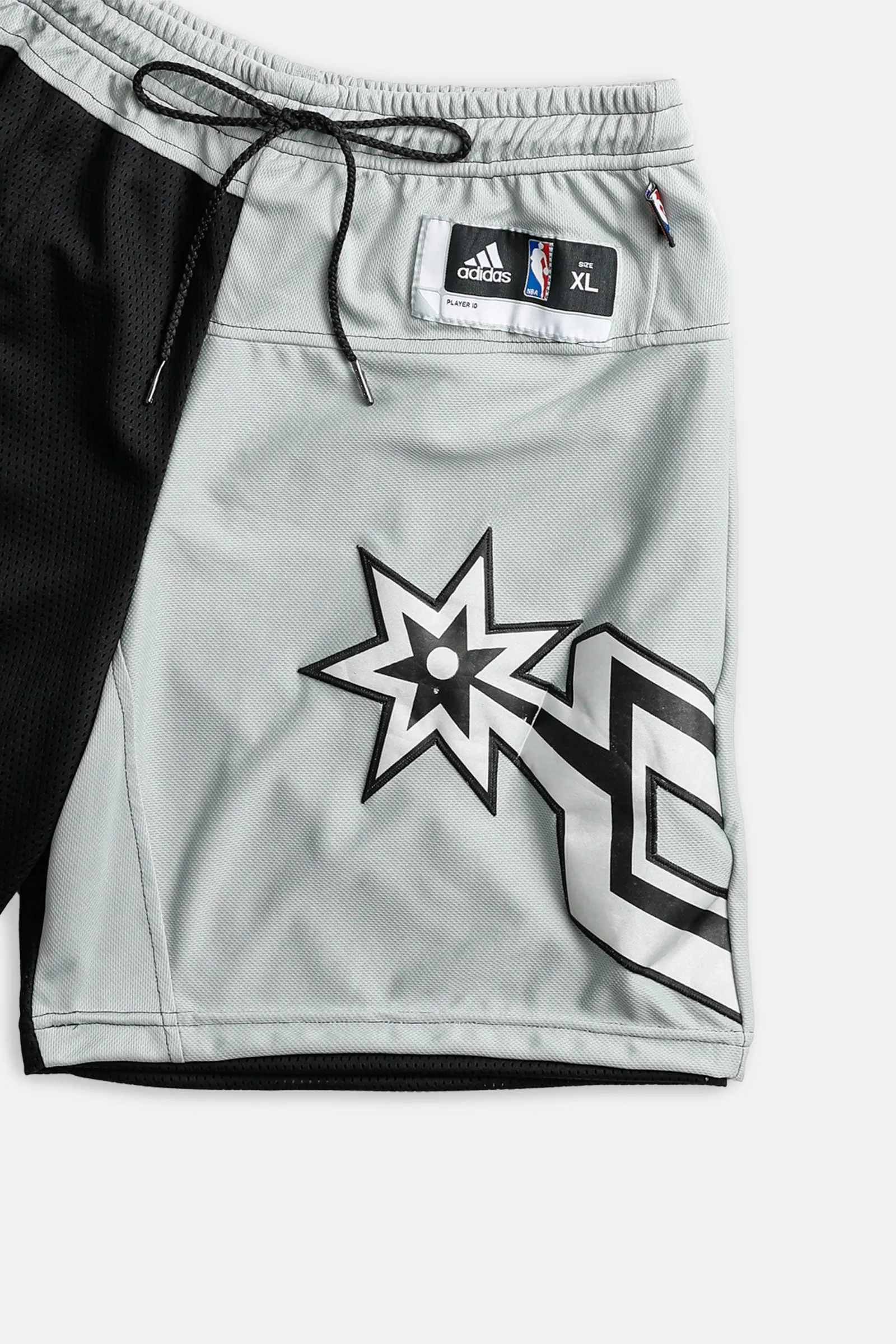 Unisex Rework San Antonio Spurs NBA Jersey Shorts - L Frankie