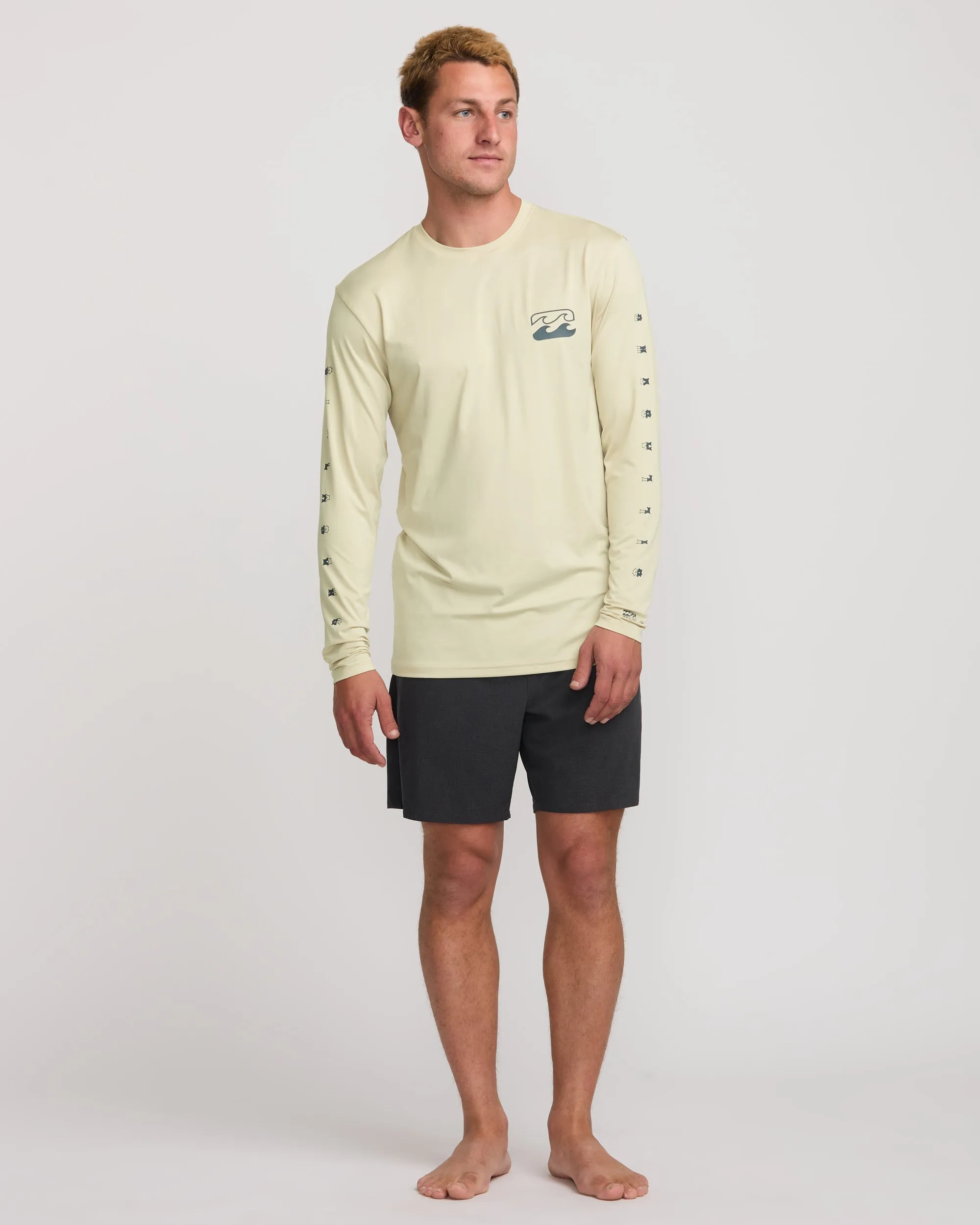 Unity Loose Fit Long Sleeve Surf Tee - Desert Sand Billabong