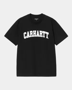 University T-Shirt | Black / White Carhartt WIP