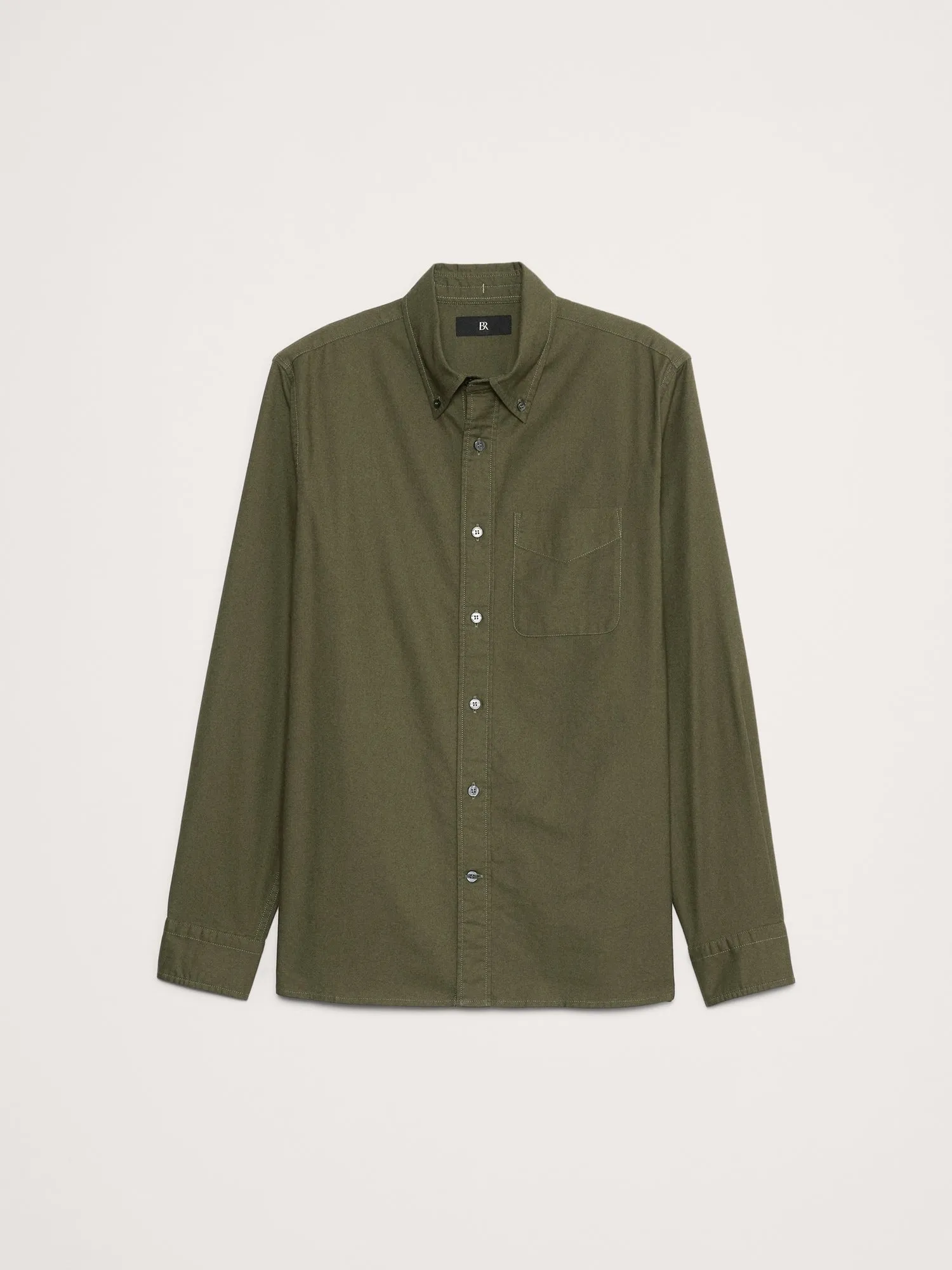 Untucked Oxford Shirt Banana Republic