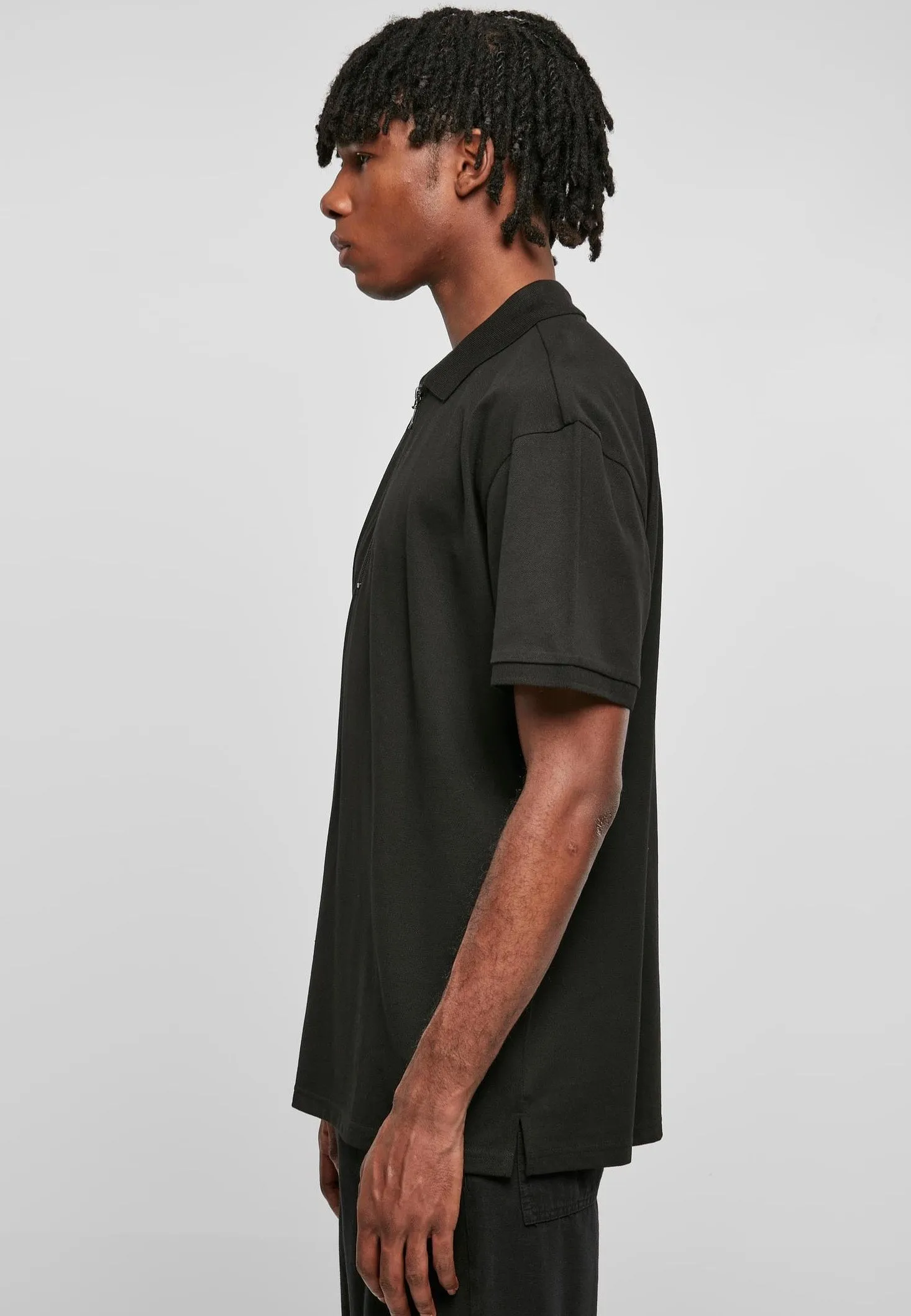 Urban Classics - Oversized Zip Black - Polo