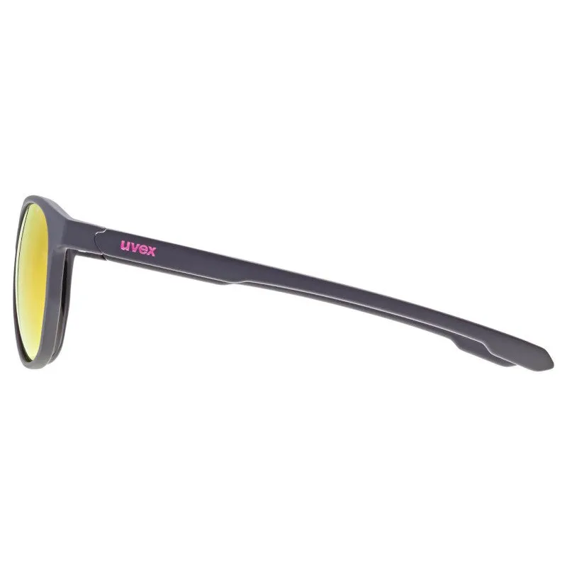 Uvex LGL 54 glasses - Blue matt Mirror Purple