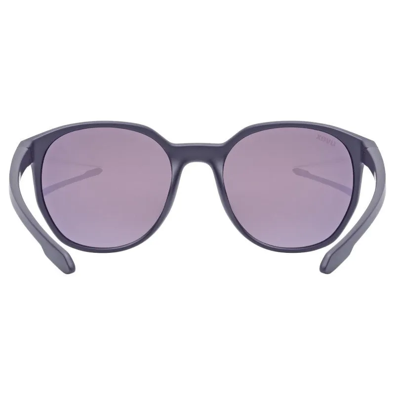 Uvex LGL 54 glasses - Blue matt Mirror Purple