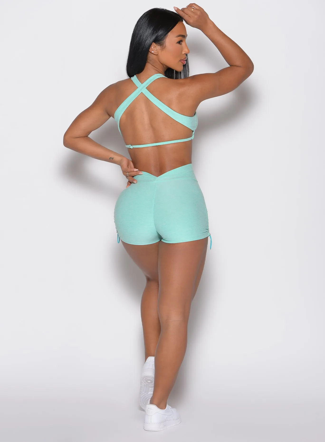 V Back Toggle Shorts Bombshell