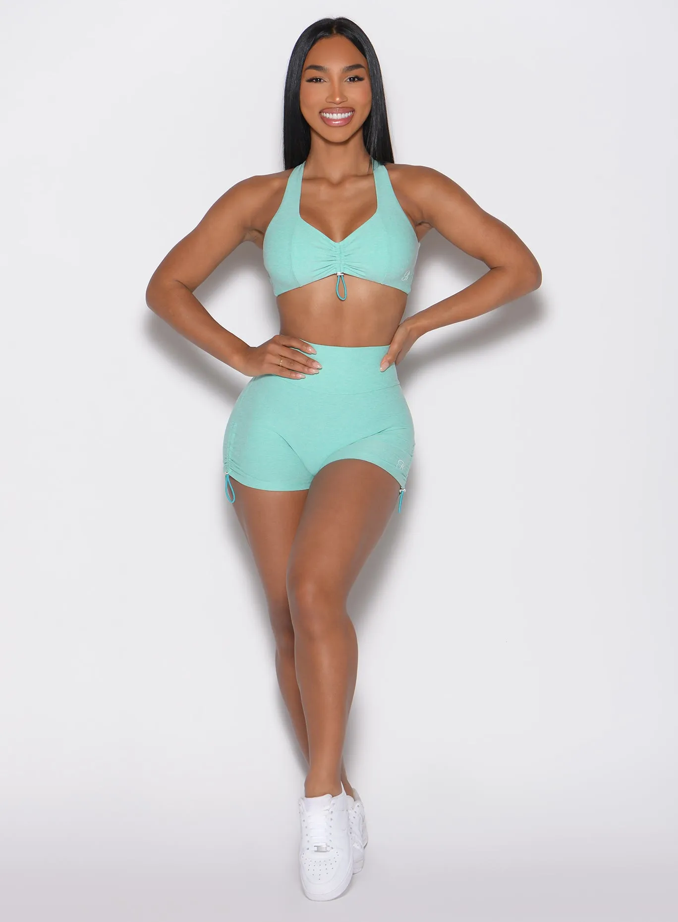 V Back Toggle Shorts Bombshell