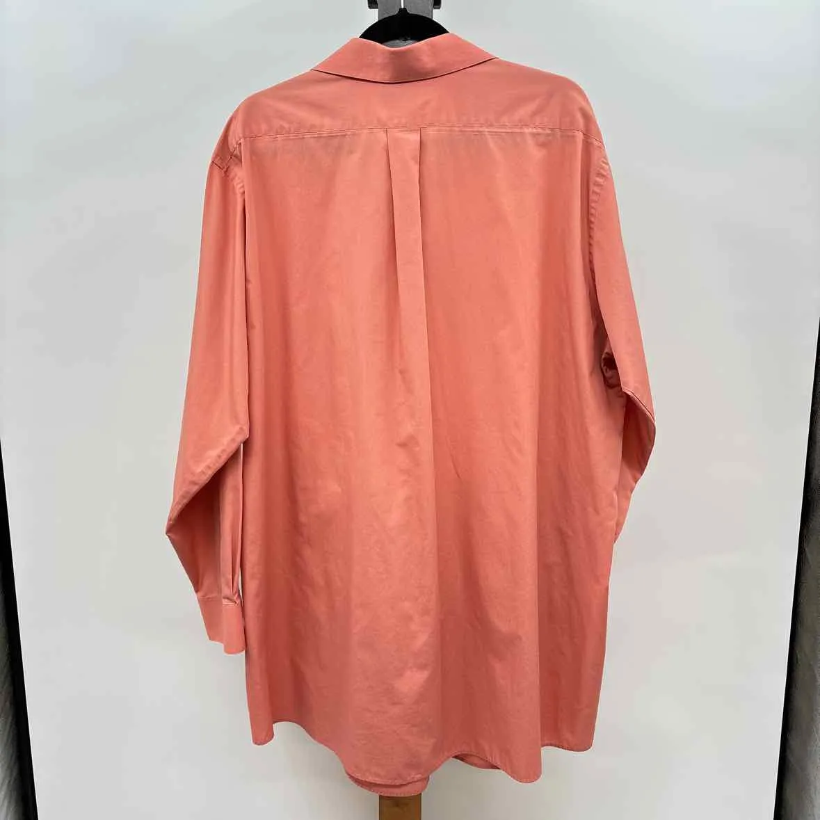 Van Heusen Men's Size XXL Salmon Solid Long Sleeve Shirt