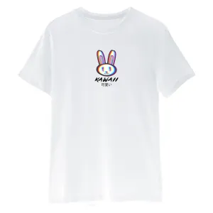 Vapor Bunny "Kawaii" Streetwear T-Shirt (White)