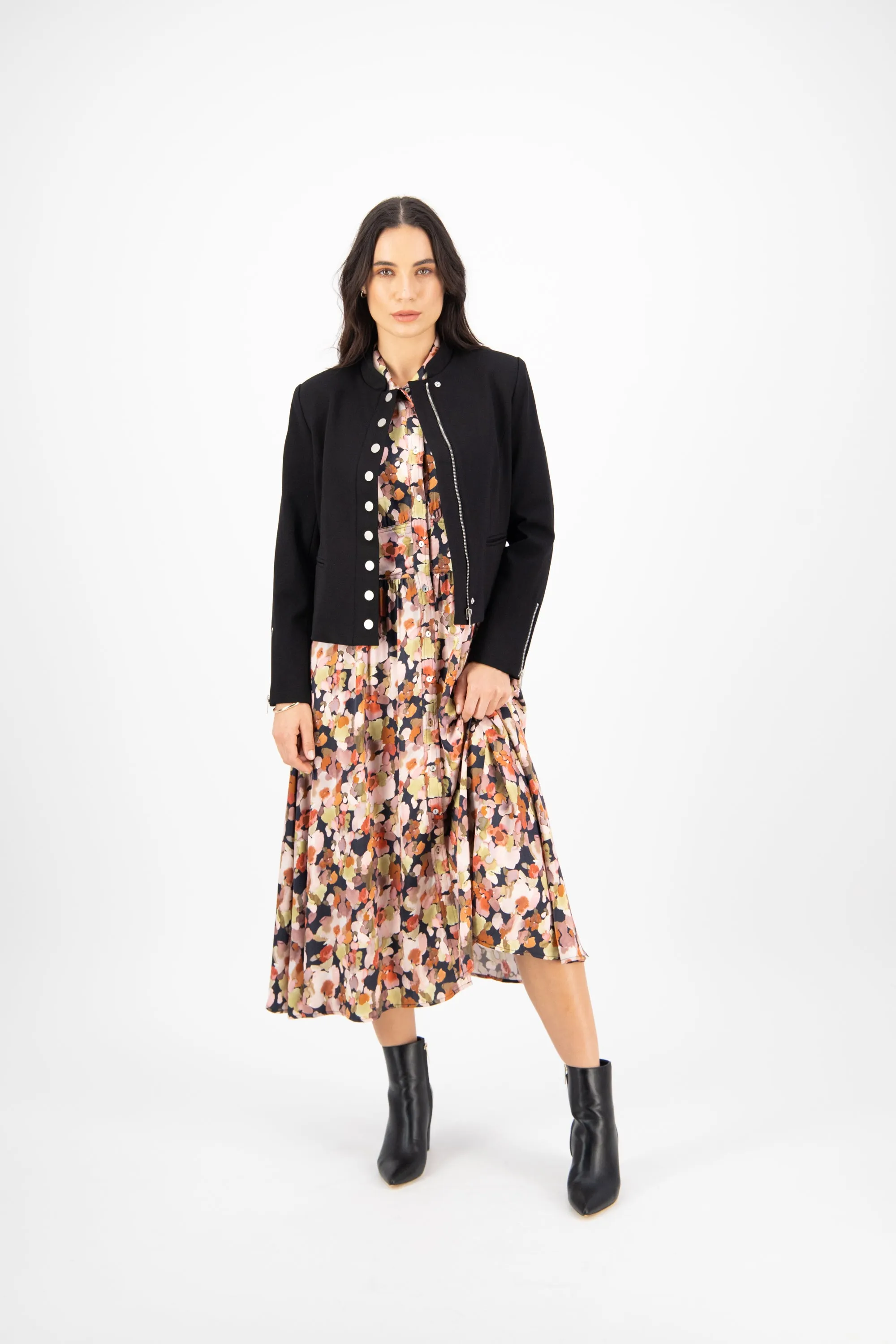 Vassalli - 2067 - Military Jacket - Black - 50% OFF - 1 x size 8 left