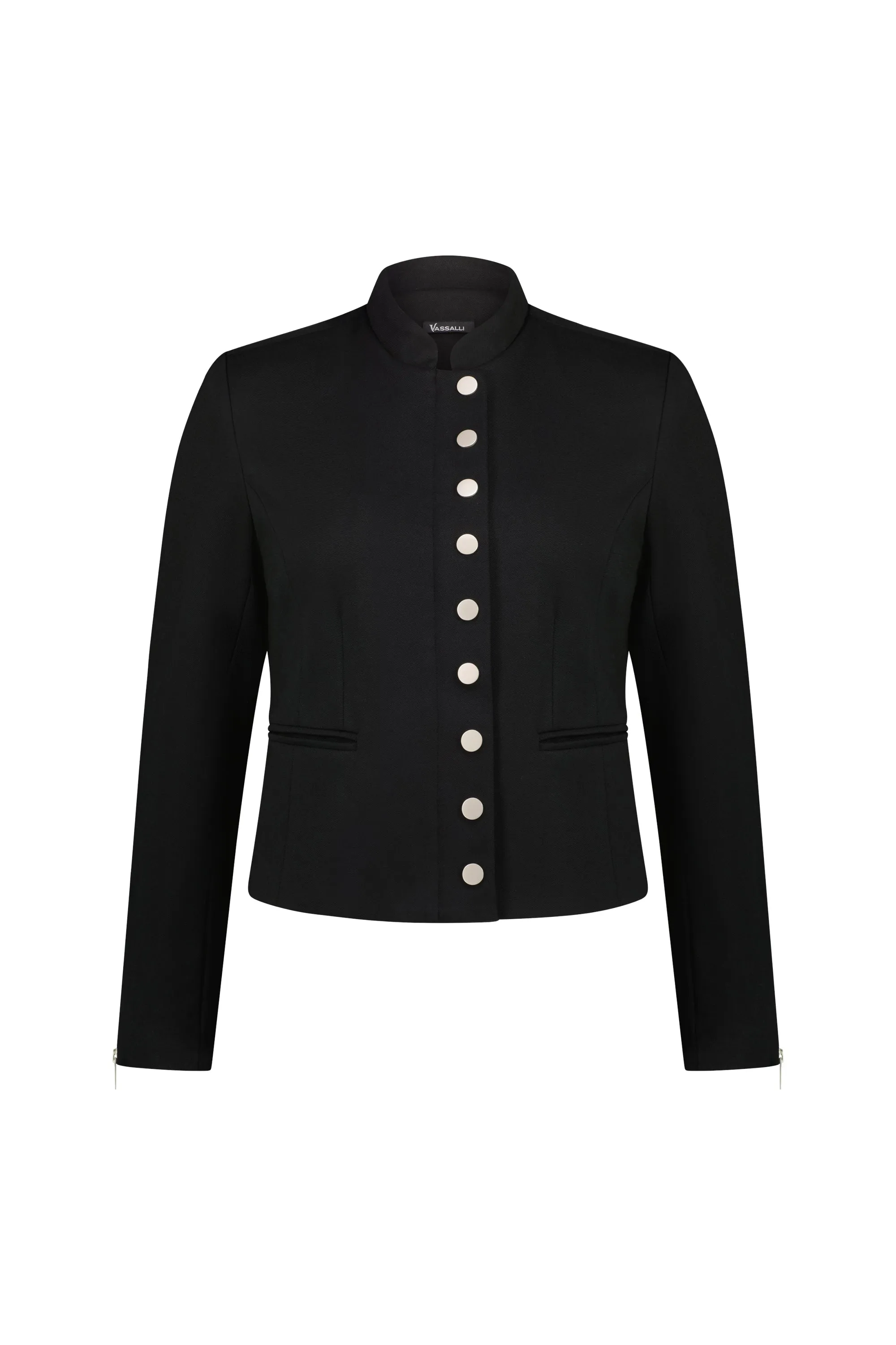 Vassalli - 2067 - Military Jacket - Black - 50% OFF - 1 x size 8 left