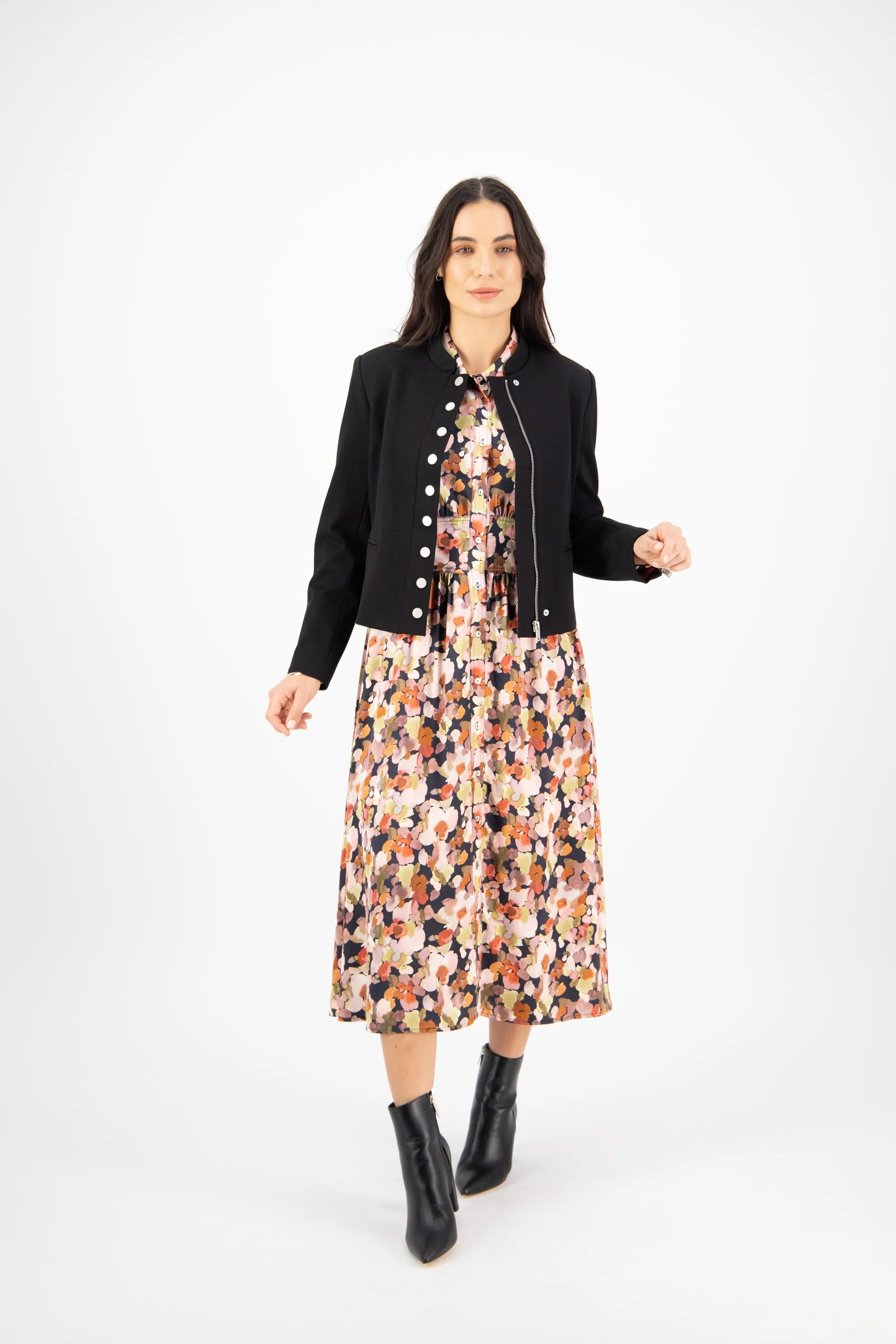 Vassalli - 2067 - Military Jacket - Black - 50% OFF - 1 x size 8 left