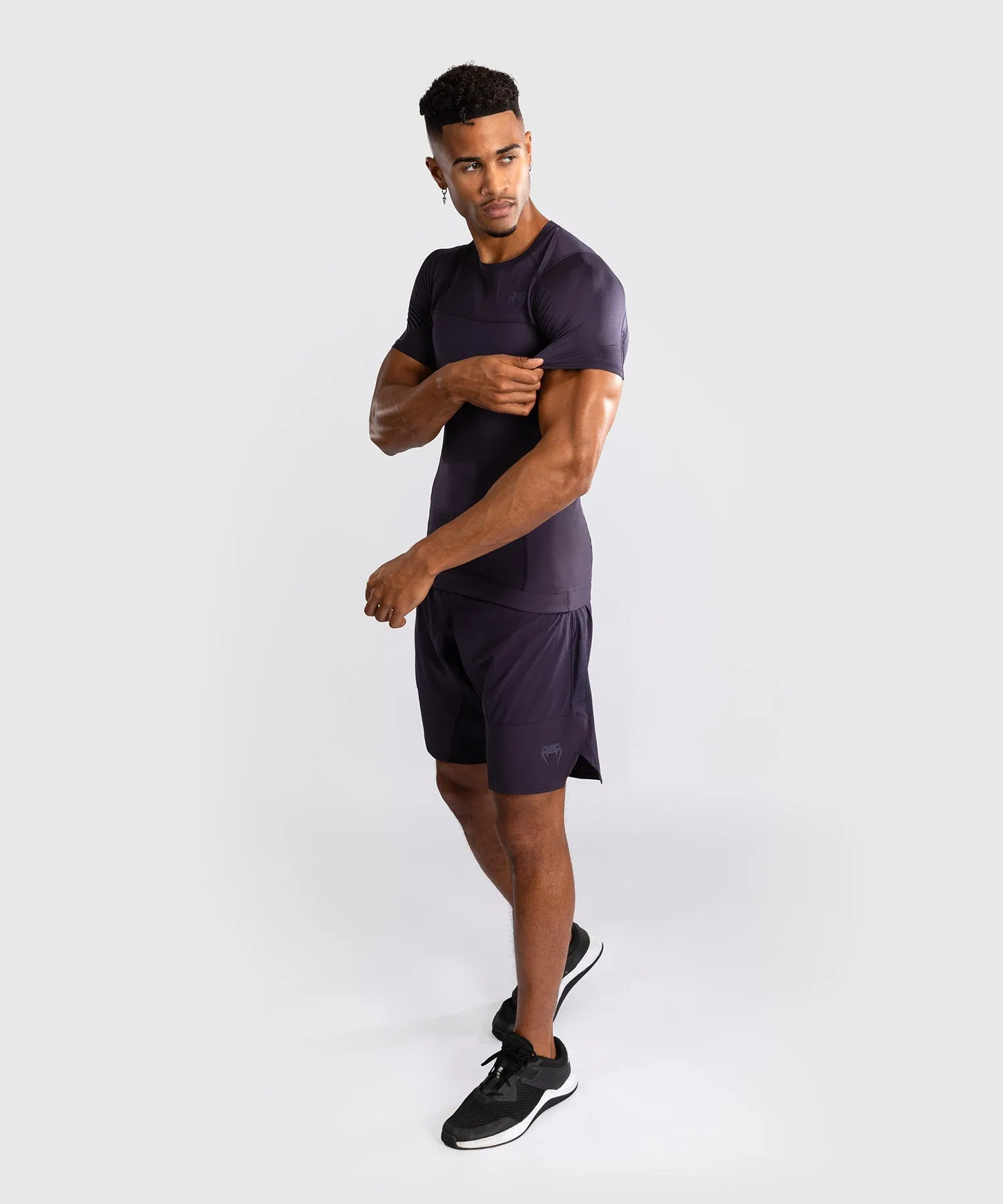 Venum G-Fit Air Men's Short Sleeve Rashguard - Deep Purple
