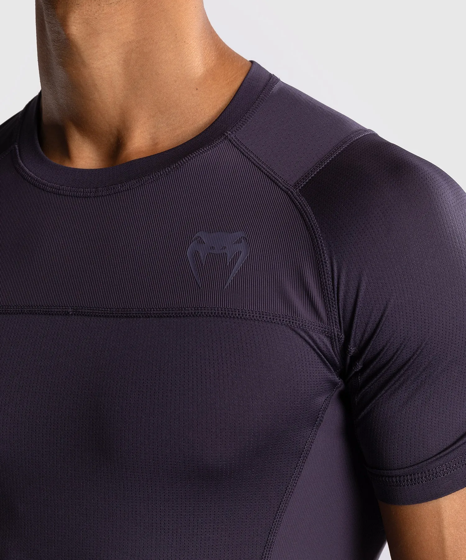 Venum G-Fit Air Men's Short Sleeve Rashguard - Deep Purple